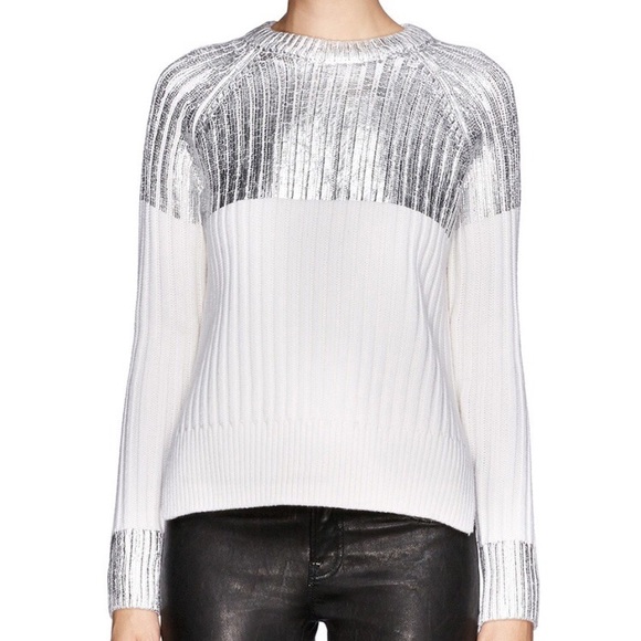 Sandro Sweaters - Sandro Metallic Open Knit Sweater